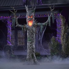 Home Accents 9 FT Wicked Woods LED Murderous Maple Halloween 24SV24289 picture