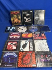 HUGE CD Lot Of 13 CDs & 3 DVDs Metallica Kill ‘Em All Master Of Puppets Metal picture