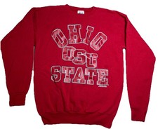 Ohio State University Buckeyes Women’s L Sweatshirt TNT USA Made VTG Y2K picture