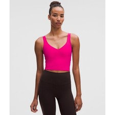 Lululemon Pink Align Tank Top Light Support Nulu Yoga Camisole Size 4 picture