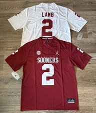 NEW CeeDee Lamb Oklahoma Sooners #2 Football Jersey SHIPS SAME DAY picture