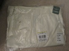 L.L. Bean Men's Wrinkle-Free Double L® Chinos, Classic Fit, Plain Front 44X32 picture