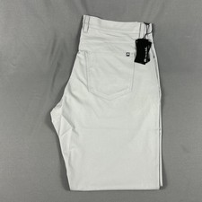 Travis Mathew Golf Pants Alta Cresta 36 x 32 Gray Polyester Spandex MSRP $130 picture