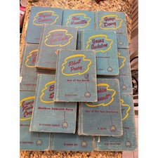 Vintage Childhood of Famous Americans Book Lot Bobbs-Merrill Hardcover 12 Books picture