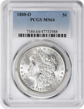 1888-O Morgan Silver Dollar MS64 PCGS picture