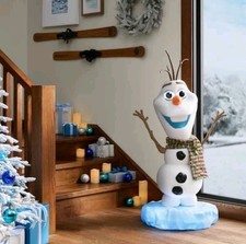 Disney 4 ft Animated LED Holiday Olaf Frozen Christmas Animatronic Brand NEW picture