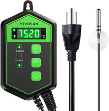 VIVOSUN Digital Heat Mat Thermostat Temperature Controller 40–108 ºF for Seed picture