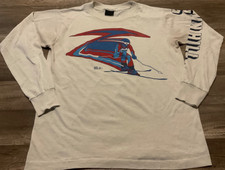 VTG SUN PACIFIC LONG SLEEVE SHIRT USA DOWNHILL SKIING ( MENS S ) DISTRESSED picture