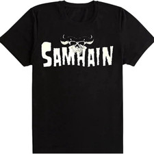 Samhain Band LOGO T-shirt black Unisex Tee All sizes S to 5Xl 1F1065 picture