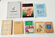 Scarce Alice in Wonderland Collection x8 Lewis Carroll Hardbacks x8 Ant/Vint -AF picture