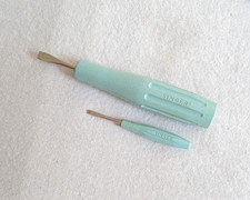Singer Sewing Machine Set 2 Screwdrivers Baby Blue Turquoise 221 Featherweight picture
