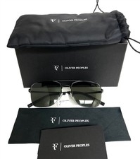 Oliver Peoples Roger Federer R2 Sunglasses OV1343S Matte Black Polarized w/pouch picture