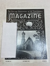 UDC United Daughters of the Confederacy Magazine Oct1991 Calvary Fletcher NC CSA picture