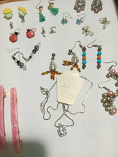 Fashion Jewelry Mixed Lot Earrings Necklace Pendant Multicolor Metal/Glass picture
