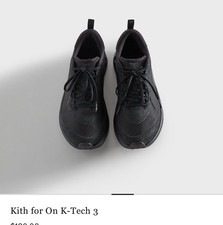 Kith x On K-Tech 3 Men's 12 Black Presale Confirmed picture