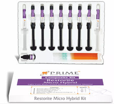 Prime Dental Micro Hybrid Light Cure resin Composite Materials Kit (Free Ship) picture