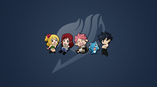Minimalism Chibi Fairy Tail Heartfilia Lucy CCG Anime Playmat Desk Mat 24x14in picture