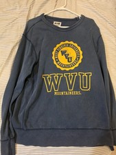 Vintage Tailgate West Virginia Mountaineers WVU Sweatshirt Men's Large picture
