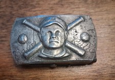 1934 Babe Ruth Quaker Puffed Rice Premium Belt Buckle Excellent++ Original picture