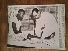 Hank Aaron Rookie Year 1954 Original Press Photo Hs1422 picture