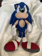 SEGA Sonic The Hedgehog 18 In Plush Figure 1991-2005 by Toy Network Rare picture