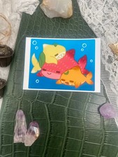 ACEO Edition | Mini Digital Art Print | Sleepy Fruit Sharks picture