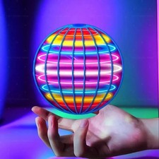 LED Flying Orb Ball Boomerang Spinner Magic UFO Hover Toy Rechargeable Kids Gift picture