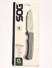 SOG Field Knife Fixed Blade 4 in Stainless Straight Edge w/ Nylon Sheath picture
