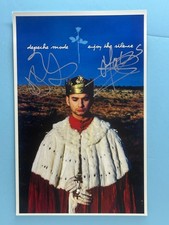 DEPECHE MODE ENJOY SILENCE POSTER 11x17 SIGNED AUTHENTICATED wCOA  picture