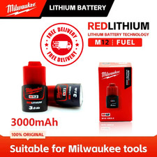 Milwaukee M12 12V 3.0Ah Lithium Battery M12HB3 RedLithium New picture