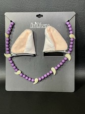 BioWorld InuYasha Hair Clip Ears & Necklace Cosplay Set picture
