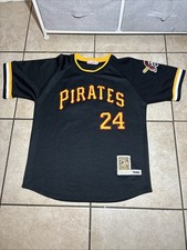 Vtg Mitchell & Ness Barry Bonds 1986 Pirates Jersey 52 2XL USA Cooperstown MLB⁠ picture