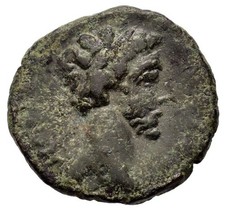 COMMODUS 177-192 AD Moesia Nicopolis Bronze Ancient Roman Empire Coin 17.3mm picture
