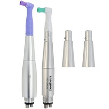 LANJING Dental Hygiene Prophy Handpiece Kit Mini Air Motor 3 Nose Cones 4 Holes picture
