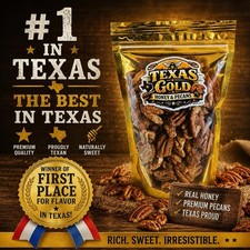 The BEST  FRESH Texas Roasted Honey Cinnamon Pecans  🐝   8oz picture