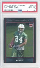 2007 Bowman Chrome DARRELLE REVIS #BC10 Rc 💎 PSA 10 Gem Mint picture