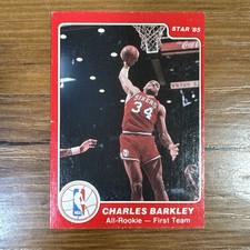 1985-86 Star All-Rookie Team Charles Barkley #3 76ers VG picture