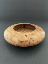 Vintage Hand Turned Redwood Burl Bowl picture