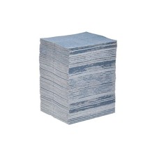 PIG BLU101 Absorbent Pad,Universal,Light Blue,PK100 30PY99 picture