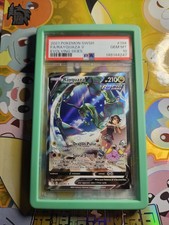 POKEMON FA/RAYQUAZA V 2021 SWORD & SHIELD EVOLVING SKIES #194 PSA 10  picture