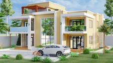 Modern 4 Bedroom Villa Plan picture