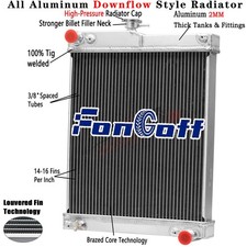 3 Rows Aluminum Tractor Radiator For John Deere 2038R LVA19885 SJ28573 picture