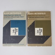 Black Metropolis Vol I-2 St. Clair Drake Horace Clayton PB 1962 picture