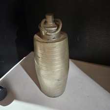 Large 18th -19 century Pewter Water Water Wine Lidded Flask Bottle Screw top picture
