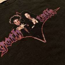 Vintage 1996 Goth Talk SNL Graphic T-Shirt Anvil Made in USA Large picture