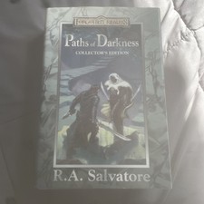 **SIGNED COPY**Paths of Darkness by R. A. Salvatore (2004, Hardcover) picture