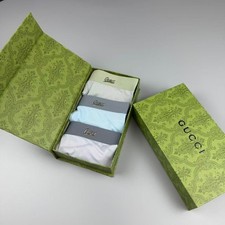 GG Men's Cotton Briefs Set 3 Pieces Gift Box Multi Colors Full Sizes picture