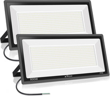 800W 2Pack LED Flood Lights,3700 Watt Equivalent 89500LM Super Bright Outdoor LE picture
