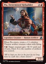 1x Pia, Determined Rebuilder - Foil MTG - Reality Fracture - NM-Mint picture