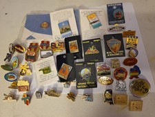 Lot of 47 US National Parks Traveling And Souvenir Pins picture